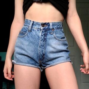 Vintage denim shorts